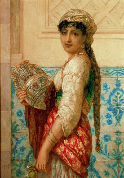 The Water Carrier by Augustus Jules Bouvier